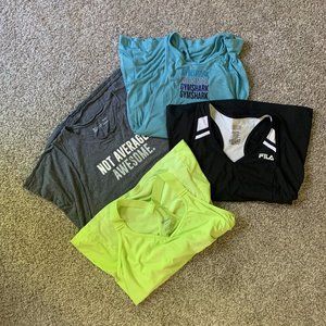 Medium Designer athletic top bundle